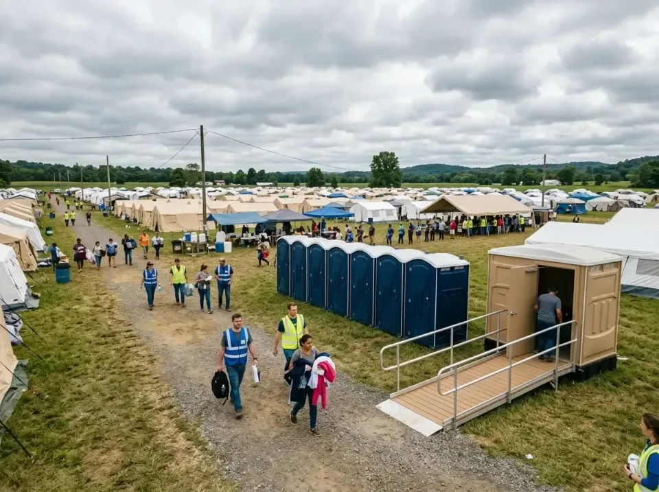 disaster-relief-camp-restrooms-010 — frequently asked questions, Dumpster & Portable Bathrooms Rental in Waukee, IA